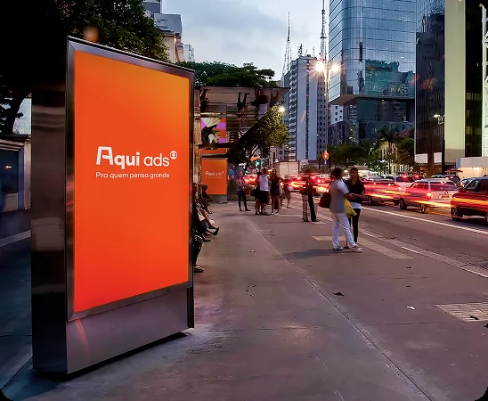 Exemplo de campanha publicitária